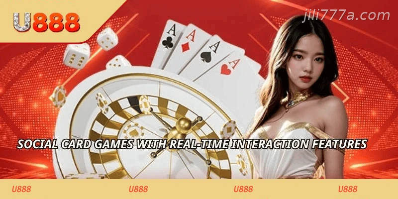 Social card games with real-time interaction features