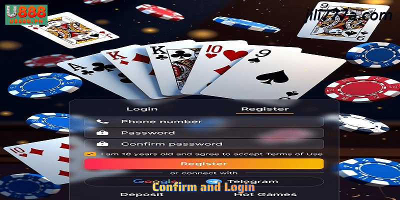 Confirm and Login